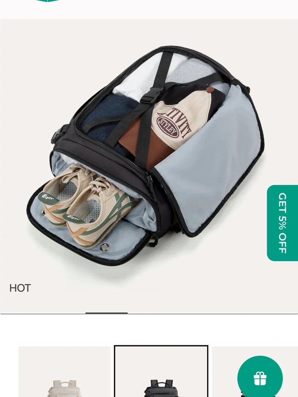 Bagsmart Blast 28L Travel Backpack - Picture 5 of 7